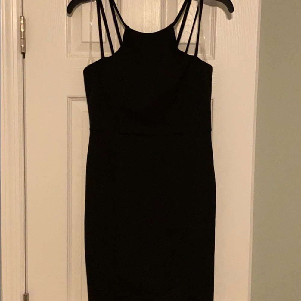 Black pencil dress